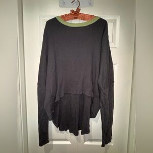 We the Free Jayson Ring Top Waffle Knit Long Sleeve – Size L